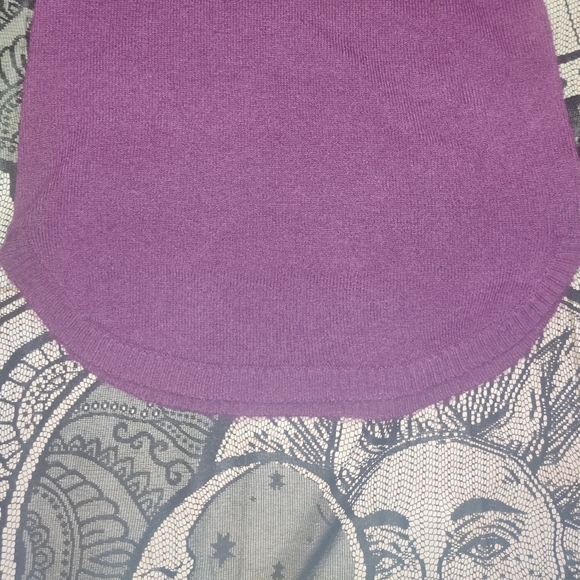 Purple Knit Turtleneck - Picture 6 of 7